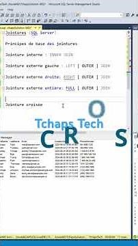 Les types de jointures SQL, #sqlserver #sqljoins