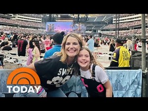 Savannah Guthrie and daughter rock out at Taylor Swift concert