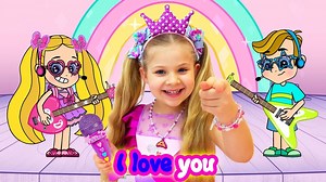 Diana and Roma Sing Along Music Video! "Love Can Save the Day" with Lyrics! | Diana and Roma Videos