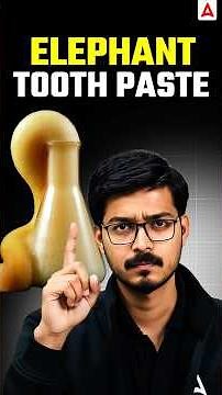 Elephant Toothpaste Experiment by Hemant Sir | Fun Chemistry for NEET 2026 Aspirants