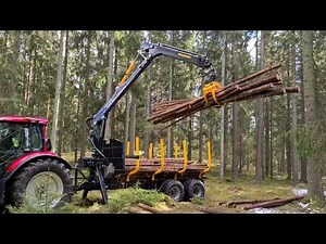 Country 130D med 8,5Pro kran och Valtra N104