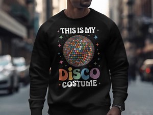 Disco Costume T-shirt, Sweatshirt, Hoodie, Unisex Retro Disco Ball Tee, 70s Party Outfit, Funny Dance Shirt, Music Lover Gift - Etsy