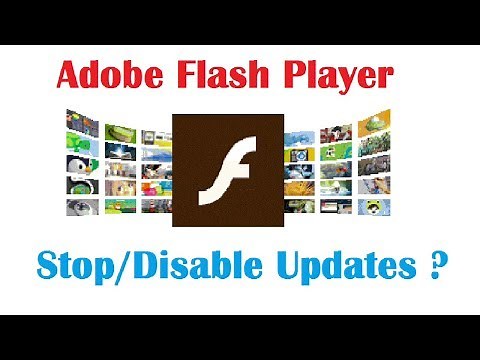 How to Stop/Disable Adobe Flash Player Updates Service (Quick Method)