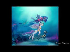 royal snorkeling (my little pony underwater art by stasushka on deviantart)
