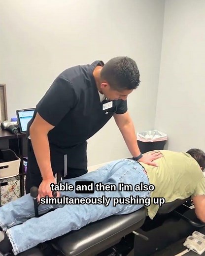 Chiropractic Adjustment Technique | Flexion-Distraction | Dr. Martinez