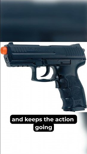 🔥 HK P30 Airsoft Pistol Review – Electric Blowback MONSTER! #airsoft