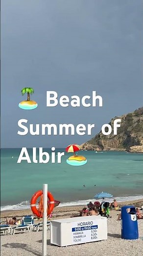 Walking Tour Travel Albir Beach Season Summer 4k