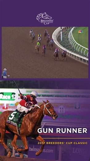 75K views · 1.2K reactions | In 2017, Gun Runner went gate-to-wire in the #BreedersCup Classic at Del Mar. With just a few months until #BC25, we can't wait to see the next Champion crowned.  | Breeders' Cup World Championships | Facebook