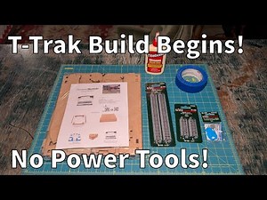 The Easiest Way to Get Into Model Railroading T-Trak Build Episode 1
