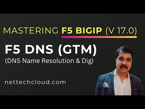 F5 BIGIP DNS (GTM) | DNS Resolution and dig command | Live demo