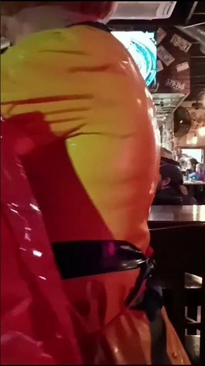 short - Red PVC over Yellow Rubber Uniform