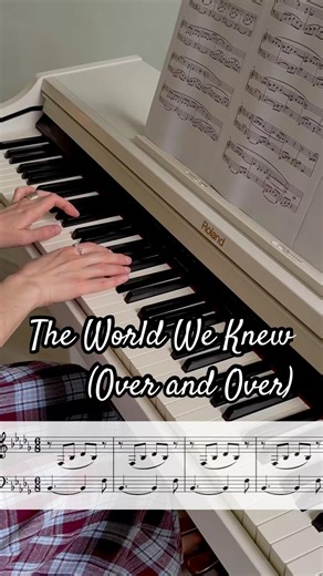 The World We Knew (Over and Over) 🎹 как сыграть на пианино 😍 easy piano tutorial ✨piano cover