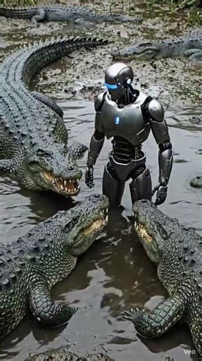 Robot | crocodile | robot and crocodile#robot#crocodile#robotandcrocodiles