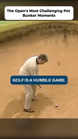 The Open's most challenging pot bunker moments