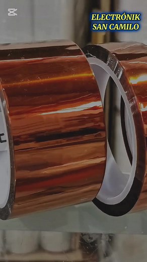 La cinta térmica Kapton sirve para trabajos electrónicos #reelsfbシ #electronica #tv #cinta #cintatermica #kapton #pistoladecalor #reparaciondetelevisores #electronicos | Electrónik San Camilo