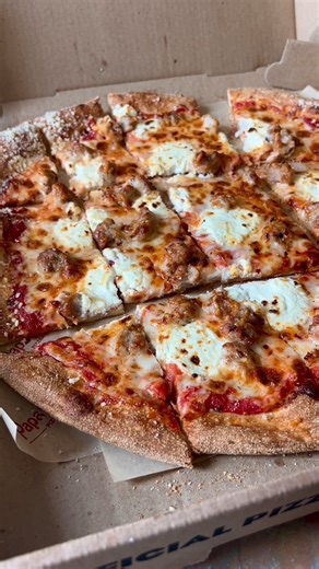 Our Rustic Italian Sausage Ricotta Pizza wins again... Who can relate?? Order at www.papaginos.com 🍕🥗 . . . #Lunchtime #decisions #rustic #pizza #PapaGinos | Papa Gino's