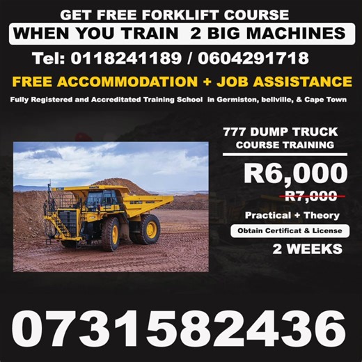 Certificate: Drill rig Operators TRAINING +2773 158 2436 [Unit Std...