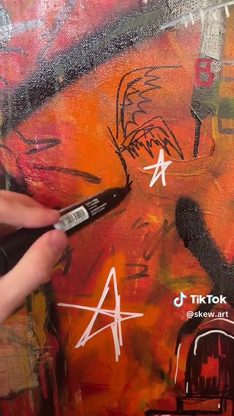 Painting my depiction of hell: An art process video