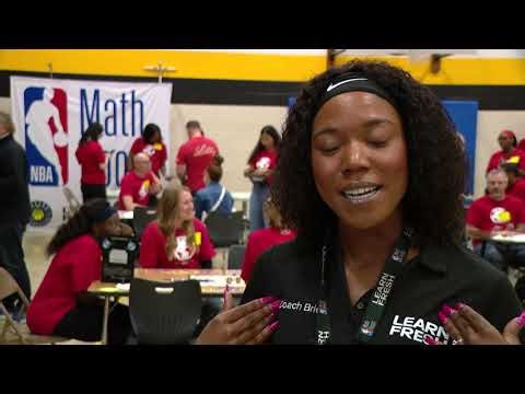 Indianapolis students learn fundamental math skills through basketball