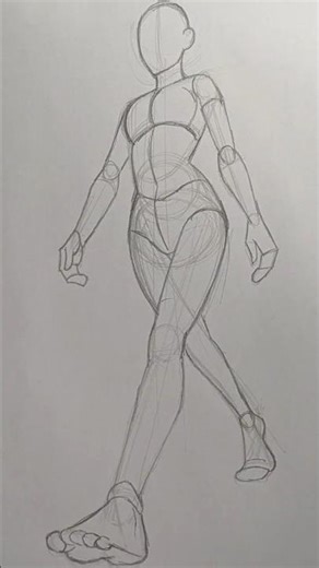 【NO.280】シンプル図形で人体描写が一気に上達 #howtodraw #art #technique