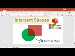 How To Make A Shape Intersect In PowerPoint