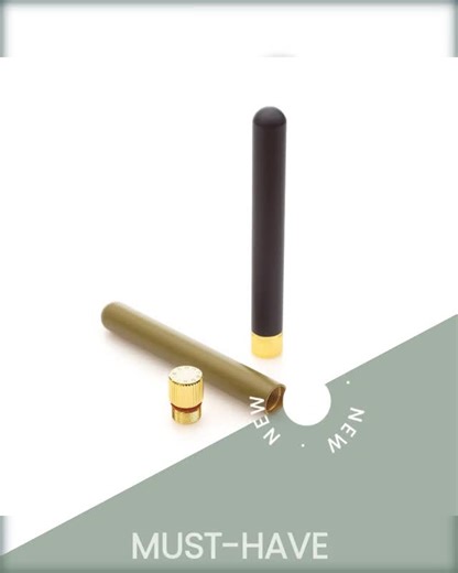 La Cannapa on Instagram: "Stay fresh and stylish, because your vibe deserves the best! 🌟✨ Introducing the 2 Pack Brass Doob Tube! 🌿🔒 These moisture-resistant, smell-proof containers not only look sleek with their black and olive design but are perfect for keeping your herbs safe and odor-free. 🚬💨 Elevate your daily routine with a touch of luxury and confidence—you'll never have to compromise on quality again! ✨ Feel at ease knowing your goodies are sealed and secure. Grab your set today for