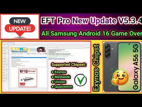 All Samsung Android 16 Frp Game Over by EFT Pro new Update 2025 | Part 2/2
