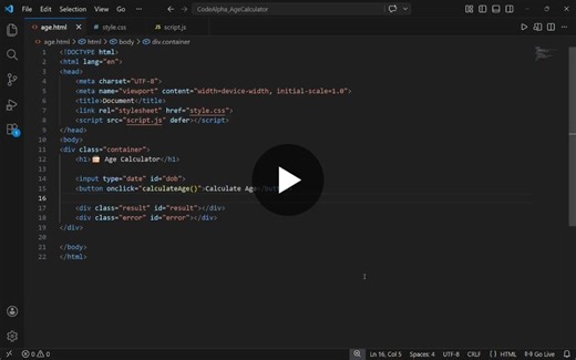 #codealpha #webdevelopment #javascript #frontenddevelopment #html #css #codingjourney #internshipexperience #learnbydoing #100daysofcode | Yash Gupta