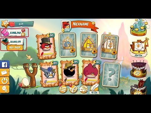 Angry Birds 2 Hack | Gems,hats, max level bird