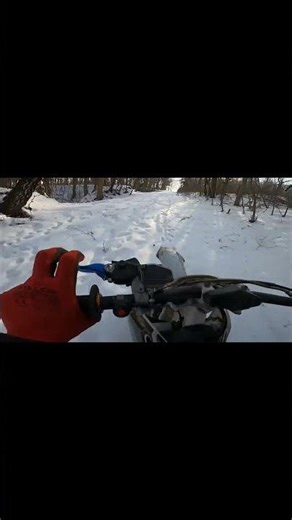 Husqvarna tc 85 2018 in snow