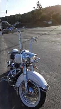 2004 Harley heritage softail with 16" Carlini Ganster apes