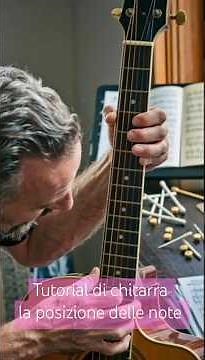 La posizione delle note sulla chitarra - Tab principianti #tutorialchitarra #tutorialyoutube