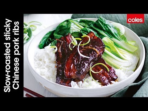 Slow-roasted sticky Chinese pork ribs with Sarah Hobbs