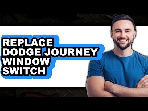 How To Replace Dodge Journey Window Switch (Easy Method)