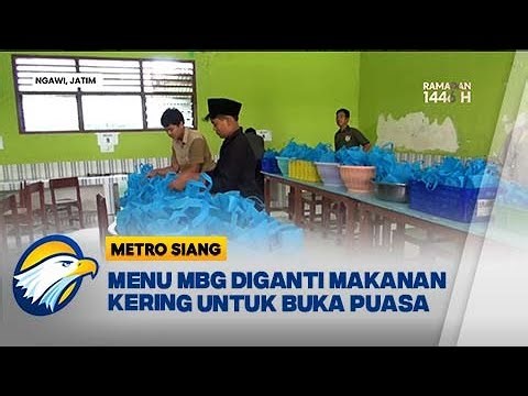 Menu MBG Selama Ramadan Diganti Makanan Kering - [Metro Siang]