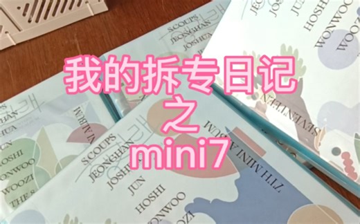 浅拆一套SEVENTEENmini7