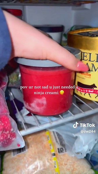 Strawberry Raspberry Sorbet Recipe with Ninja Creami