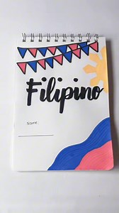 Filipino Title Page Design Ideas #diy #art #notebook | Nelli Journals
