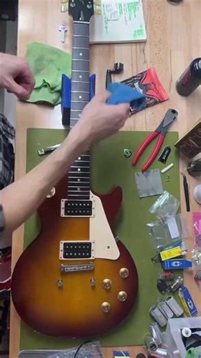 GUPtech - Gibson Les Paul Tribute quick setup #gibson