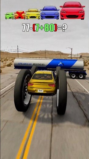 Big & Small Cars & Explosive Truck Trailer - BeamNG.Drive