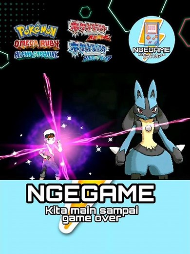 #GAMEPLAY Pokemon Omega Ruby. Best Mega Evolution is LUCARIO 🐺 #gaming #pokemon #song #reggaeton