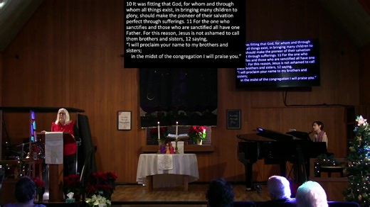 Parkrose UCC Worship Service 12/28/2025 Traditions Testimony: Hebrews 2:10-18 NRSV Message: Jesus the Pioneer | Parkrose Community United Church of Christ