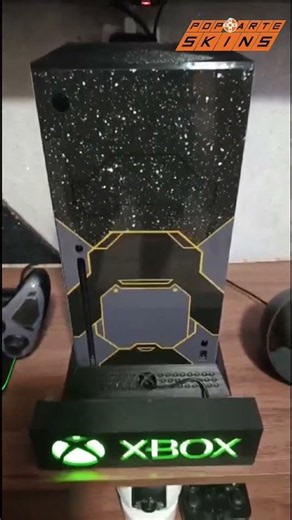 Xbox Series X Vertical Anti-Rage Skin - Halo Infinite Bundle - Testimonial 4115 - Franklin Dantas