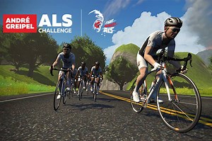 THE ANDRÉ GREIPEL ALS CHALLENGE Sei dabei und fahre mit mir und vielen anderen Zwift-usern am 10. Februar ein group workout & hilf uns Geld für ALS-Forschung zu sammeln. Wir werden gemeinsam in einer Gruppe fahren und haben so sicher auch genug Zeit, um uns im Chat über den KAMPF GEGEN ALS auszutauschen. Unter www.andregreipel.de/de/fight-als_de findest Du alle weiteren Infos & auch die Möglichkeit eine Spende zu hinterlassen. Soyez présent et dirigez une séance d'entraînement en groupe avec moi