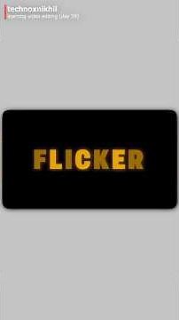 How to create Text Flicker Effect in Premiere Pro | Day 59