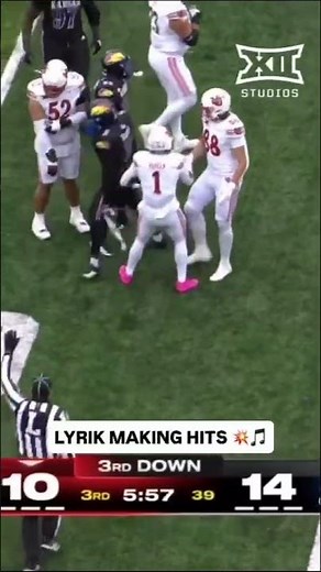 Rawls coming downhill 👀💥 #Big12FB