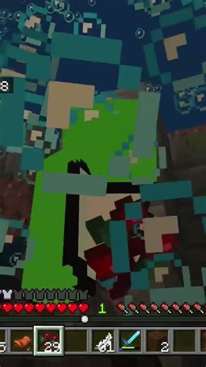 me encontre un portal del nether en el mar #minecraft #gaming