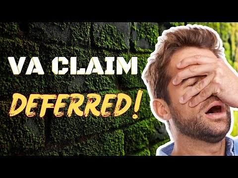 What Do I Do If My VA Claim Has Been Deferred? | How to Properly File for VA Benefits