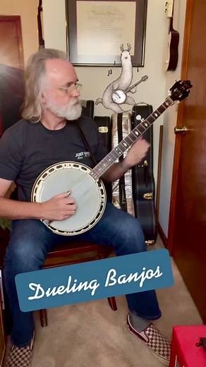 Banjo Musician Delivers Authentic Bluegrass Performance