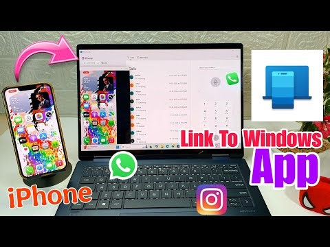 How To Connect Iphone To Laptop | iphone connect to link to windows app | Iphone Connect To PC